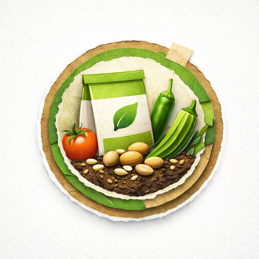 Organic vegetable seeds for home gardens and farms